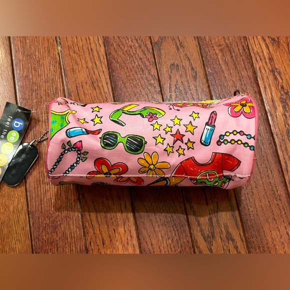NWT Beeposh Cosmetic Bag Pencil Case - Picture 4 of 5